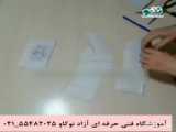 آموزش الگوو دوخت کراپ فانتزی زنونه پارت سوم