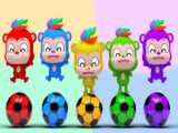 توپ بازی - توپ های قشنگ و رنگارنگ - شعر کودکانه انگلیسی - موزیک شاد 2024