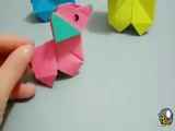 آموزش ساخت اوریگامی سگ کاغذی