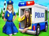 ساشا جدید   ساشا کارتون   برنامه کودک جدید   پلیس بازی سرسره بازی  کودک سرگرمی