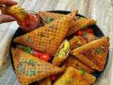 لذت آشپزی | طرز تهیه سمبوسه گوشت مخصوص