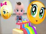 بازی های کودکانه - شادی کودک - ماشین رنگی - توپ رنگی - شادی کودک - بچه شاد