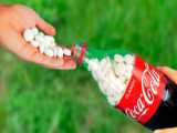 چالش نوشابه های گازدار - قرص منتوس در مقابل کوکاکولا