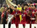 مراسم اهدا جام قهرمانی جام‌ملت‌های آسیا 2023 به تیم ملی قطر