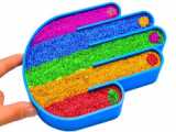 Ten Little Buses Song | Play with Rabbit ice cream kinetic sand | Nursery Rhym