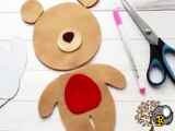 آموزش ساخت عروسک خرس نمدی