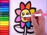 آموزش نقاشی کودکان - نقاشی زیبا - کلیپ نقاشی - نقاشی کوسه