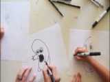 نقاشی کودکان ماهی کیوت :: آموزش نقاشی و رنگ آمیزی ساده و زیبا :: نقاشی آسان