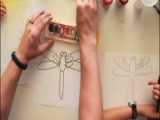 نقاشی کودکان قلب سه بعدی :: آموزش نقاشی و رنگ آمیزی ساده و زیبا :: نقاشی آسان