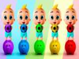 شادی کودکان و بچه ها - توپ بازی کودک - تخم مرغ رنگی - بازی شاد 2024