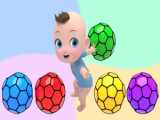 توپ رنگی - بازی  و شادی کودکانه - تخم مرغ رنگی بامزه - شادی بچه ها 2024