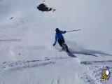 اسکی زیبا و دیدنی آقای هادی احوال در پیست اسکی شیرباد