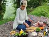 آموزش پختن دل گاو به 2روش مختلف - آشپزی در طبیعت شمال