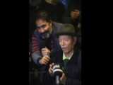 آوازخوانی و شادمانی «علی نصیریان» در ۹۰ سالگی