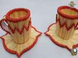 ازاین مدل ظروف چوبی که باهنر دست خودت هست برای یه هفت سین جذاب وخاص استفاده  کن