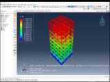 اجرای آنالیز اتوماتیک ساختمان ۷ طبقه بتنی