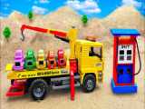 ماشین بازی کودکانه _ لیفتراک _ کامیون _ بیل مکانیکی || کانال آپارات گرام