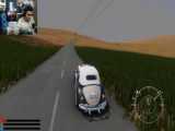 تصادفات شدید و ماشین پلیس بازی گیمپلی BeamNG Drive - 2024