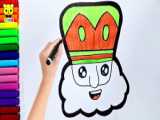 آموزش نقاشی برای کودکان / چگونه پونی کارتونی بکشیم / نقاشی کودکان