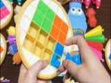 بازی های تفریحی سرگرمی کودکان - اسلایم رنگی رنگی شفاف - اسلایم کودکانه 2024
