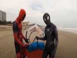 مرد عنکبوتی جدید - مردعنکبوتی نبرد و اسپایدرمن مبارزه در شهر  - مردعنکبوتی