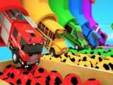 ماشین بازی کودکانه || ماشین های رنگی || آهنگ شاد کودکانه || کانال آپارات گرام