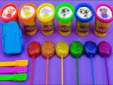 اسلایم بازی جدید - اسلایم های رنگارنگ - مخلوط کردن دانه ها در لجن شفاف