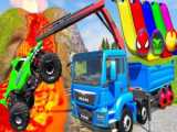 کارتون اسباب بازی های جدید - نبرد ماشین کامیون با پلیس - برنامه سرگرمی کودک