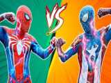 نبرد مرد عنکبوتی و اسپایدرمن  مرد عنکبوتی جدید spiderman - مرد عنکبوتی