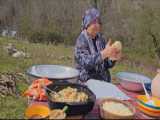 برنامه زندگی روستایی - آشپزی در طبیعت قسمت 190 - پخت نان سیب زمینی