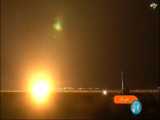 حمله ایران به اسرائیل/لحظه رسیدن اولین موج موشک های ایران به اسرائیل