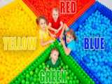 برنامه کودک جدید - بازی و چالش با مردعنکبوتی و توپ ها - کودک سرگرمی تفریحی