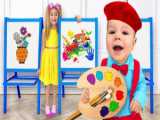 ساشا جدید - برنامه کودک - چالش نقاشی پارت دوم - کودک سرگرمی تفریحی