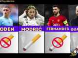 فوتبالیست های معروفی که سیگار می کشند