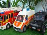 Disney Cars 3 Toys Lightning McQueen Mater Ambulance and Police Car toy play