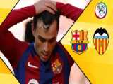 خلاصه بازی بارسلونا 4 والنسیا 2 ( هفته سی و سه لالیگا فصل 2023-2024 )