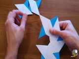 آموزش ساخت ستاره نینجا با کاغذ