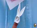 درست کردن خرگوش با دستمال کاغذی