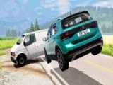 تصادفات ماشین های رالی بازی BeamNG Drive