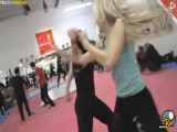 مبارزه زن کاراته کار / شگفت انگیز