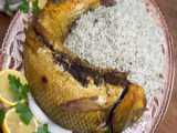 پختن ماهی شکم پر در تنور و کباب 7 کیلو ماهی کپور در طبیعت زمستانی