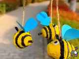 آویز زنبوری با مواد بازیافتی