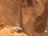 سقوط ماشین در صحرای شنی بیابان