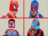 نبرد مرد عنکبوتی و اسپایدرمن - نبرد با اهریمنی ها spiderman ، مرد عنکبوتی جدید