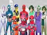 What If ALL COLOR SPIDERMAN In 1 House? || SpiderMan Was Fooled By JOKER Actio