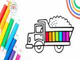 آموزش نقاشی کامیون میوه آموزش نقاشی کودکان - نقاشی آسان - نقاشی کودک