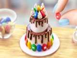 طرز تهیه کیک زبرا دو رنگ/ کیک دو رنگ/ کیک وانیلی و شکلاتی/ کیک زبرا/ کیک