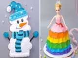 Beautiful Cake Decorating Tutorials | Satisfying Birthday Cake Videos | Desser