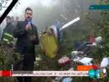 تصاویری از محل حادثه سقوط بالگرد حامل رئیس جمهور شهید
