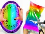 اسلایم کودکانه - اسلایم شفاف - خمیر بازی | Slime Satisfy Colors 2024